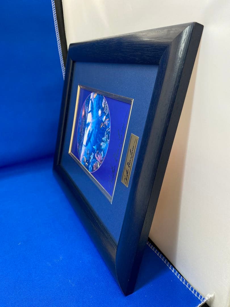 最終値下げ‼️*980 クリスチャンラッセン　絵画　額縁入　壁掛け　インテリア