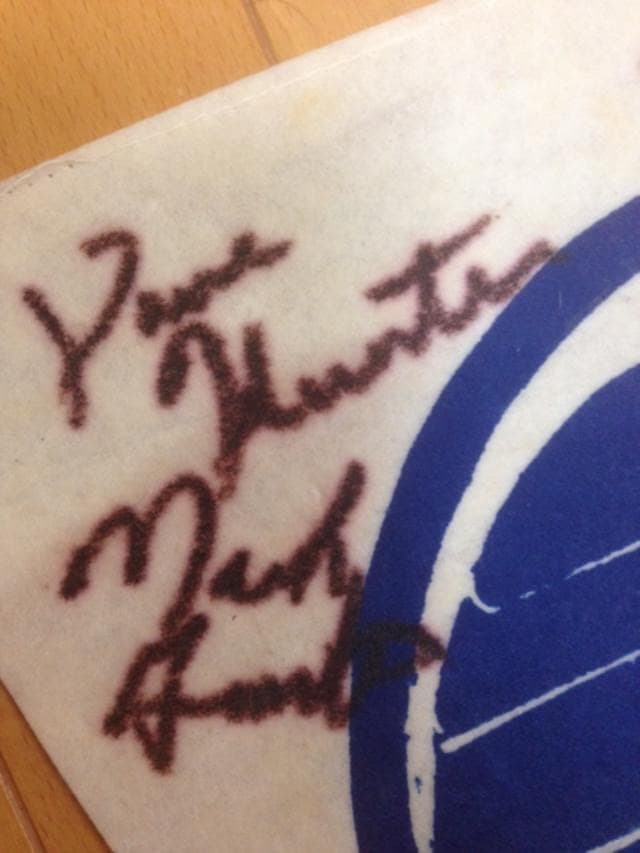 エドモントン・オイラーズ1979年のペナント （グレツキー選手ルーキーサイン）