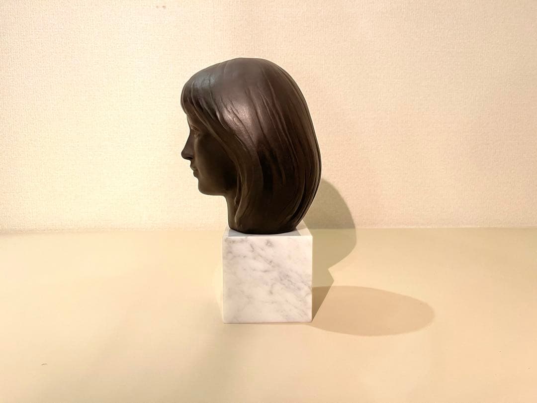 船越保武　Y・FUNAKOSHI 　少女　ブロンズ像 箱付き