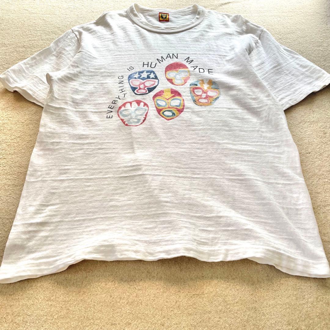 【レア】human made old Tシャツ　マスク　プロレス　XLサイズ