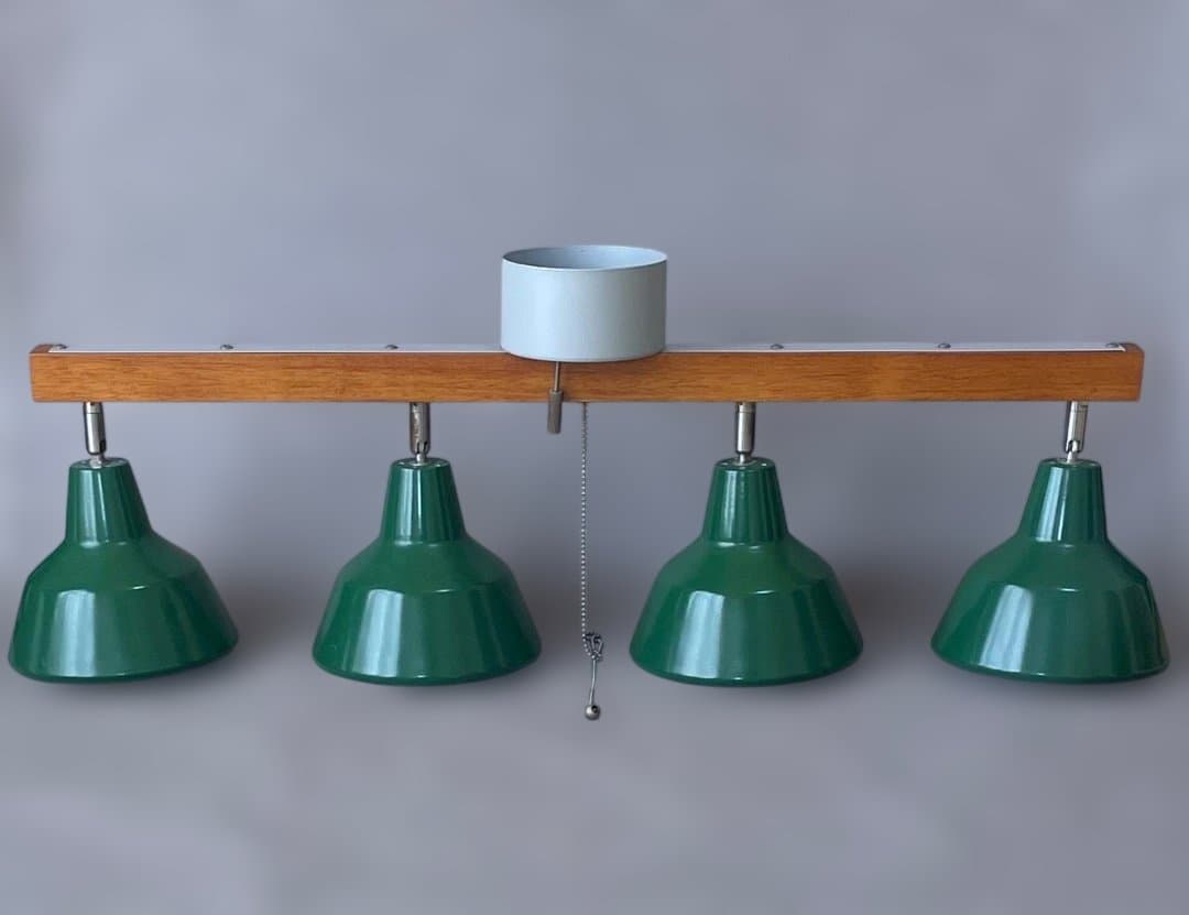 希少✨完動品✨HERMOSA MARTTI 4 ホーローランプ シーリングライト