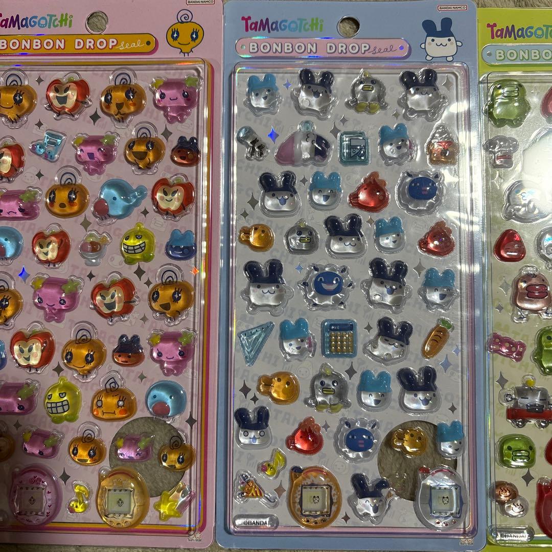 たまごっち ボンボンドロップシール 4枚セット 正規品