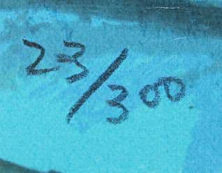 マイケルルー「VIOLINIST AND MODEL」 版画　バイオリン　猫