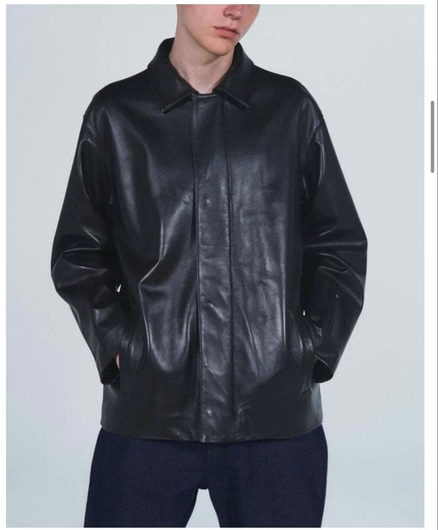 SOPHNET. 24SS LEATHER シープ レザー ジャケット S