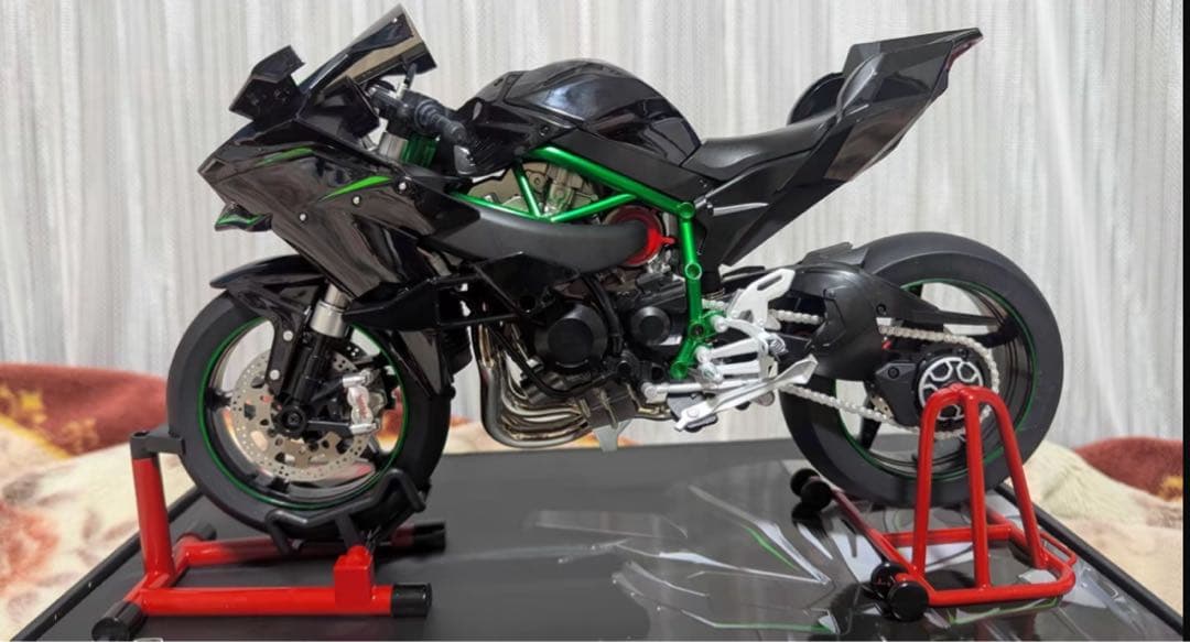 ZIG-ZOOM 2025新しいモデル1:6カワサキH2R合金