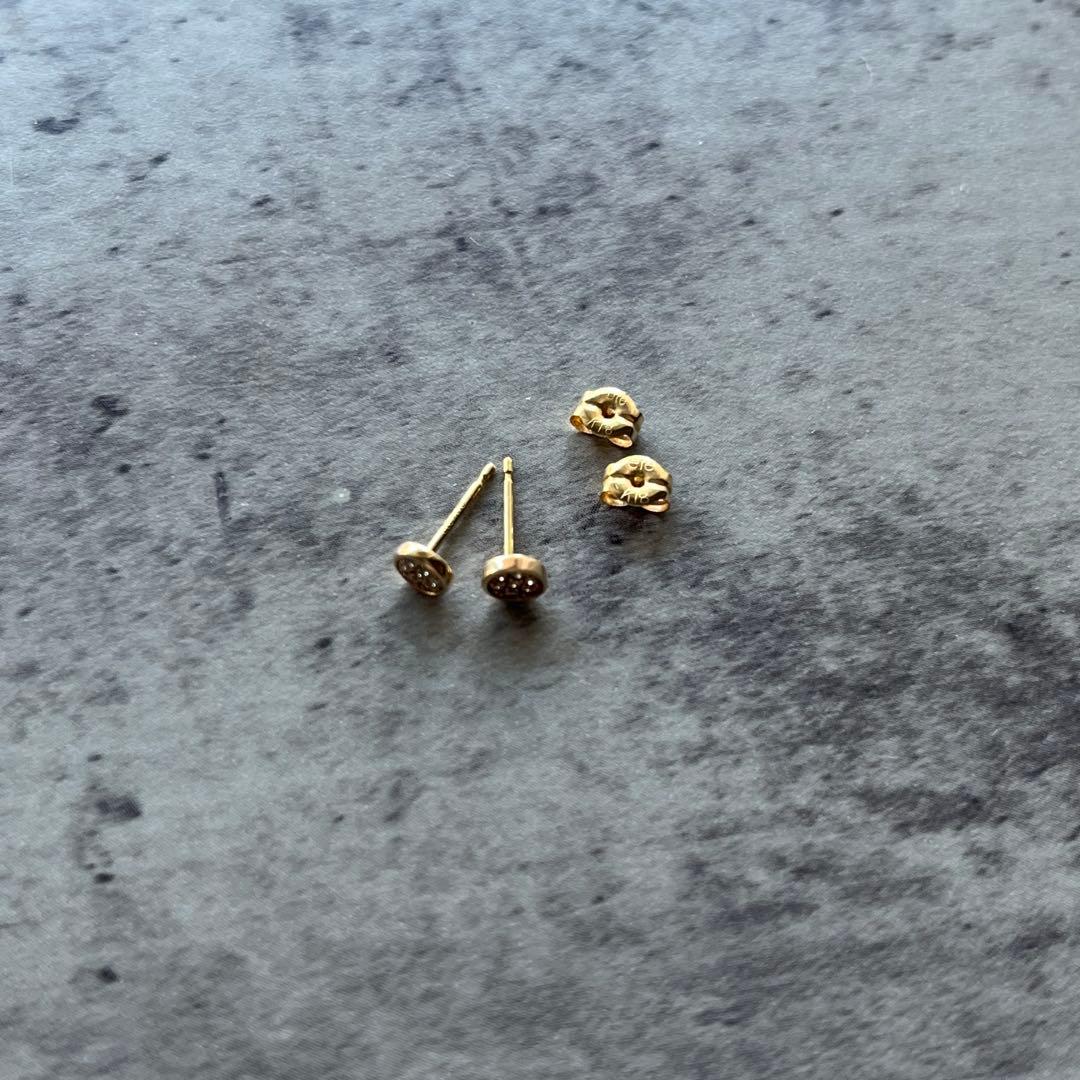 ete K10YG ブリリアント ダイアモンド ピアス