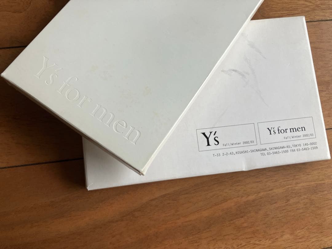 Y’s for men Yohji Yamamoto 手帳　写真　記念