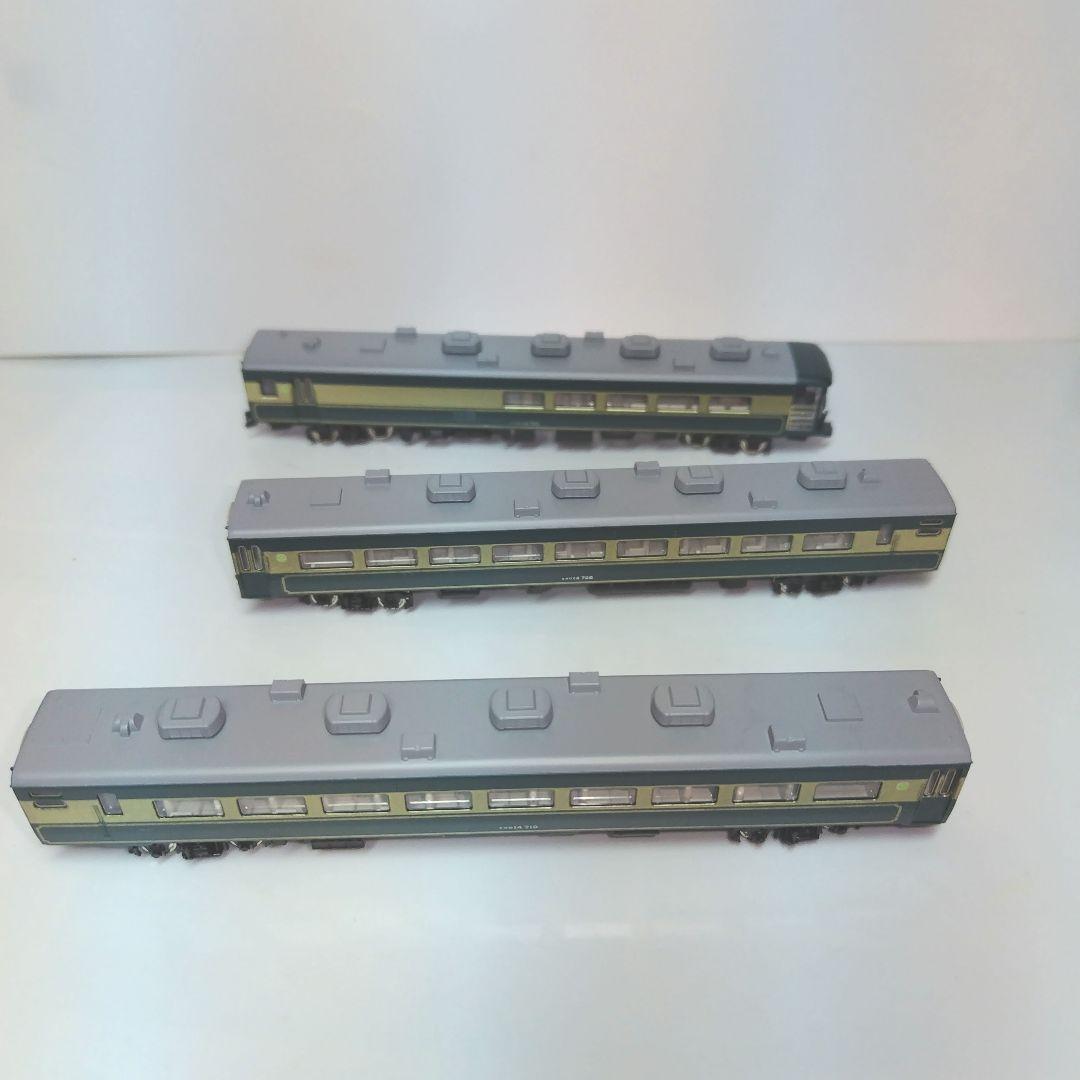 現状品 TOMIX 14系700番台 サロンカーなにわ 旧塗装7両セット