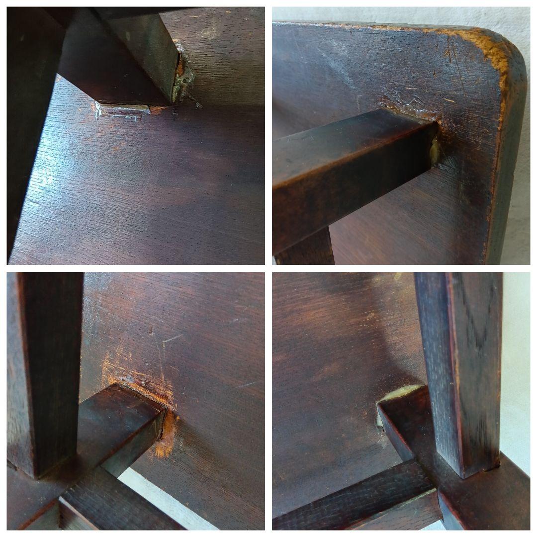 文机　座卓　勉強机　レトロ　アンティーク　ミニセンターテーブル　年代物　骨董