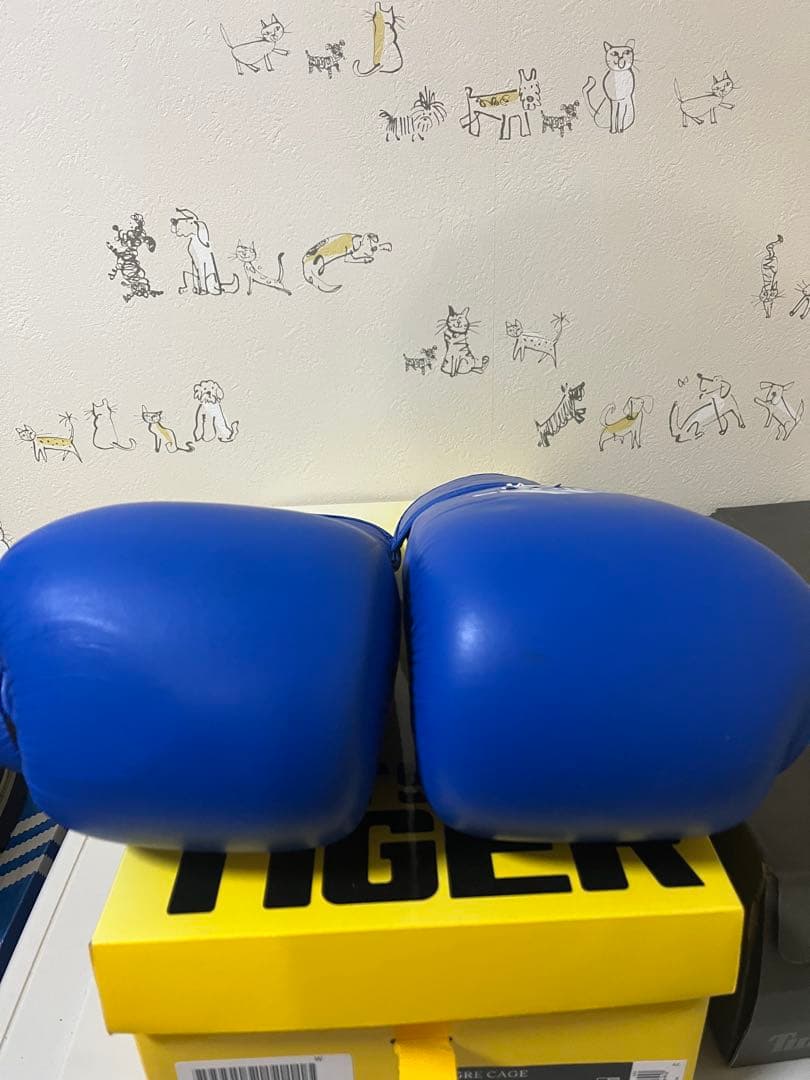 adidas ボクシンググローブ 12oz 青 AIBA公認