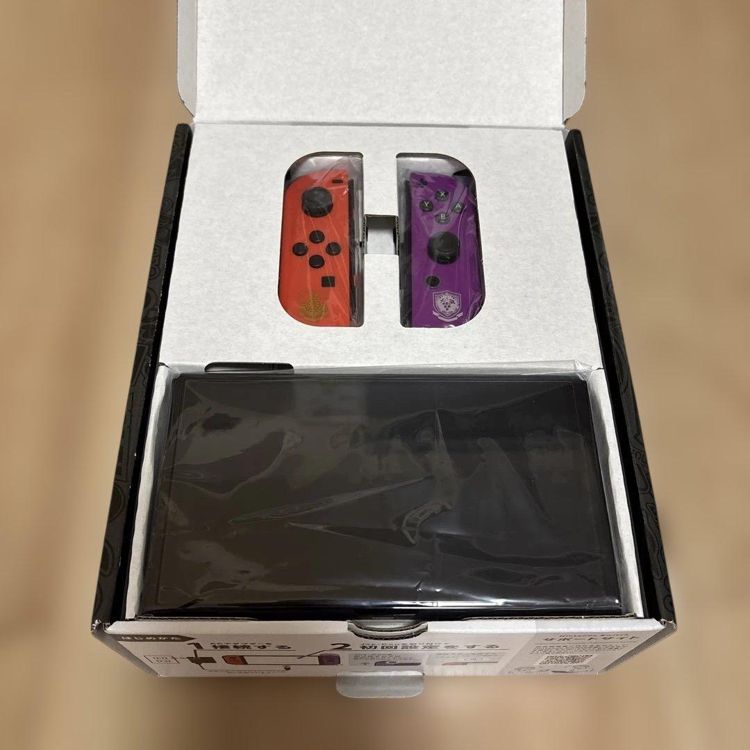 Switch Nintendo Switch 有機ELモデル スカーレット・バ…