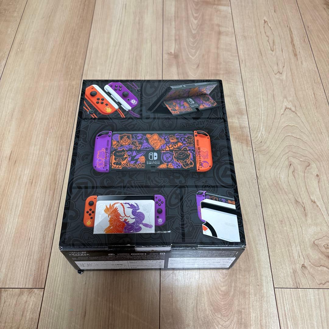 Switch Nintendo Switch 有機ELモデル スカーレット・バ…