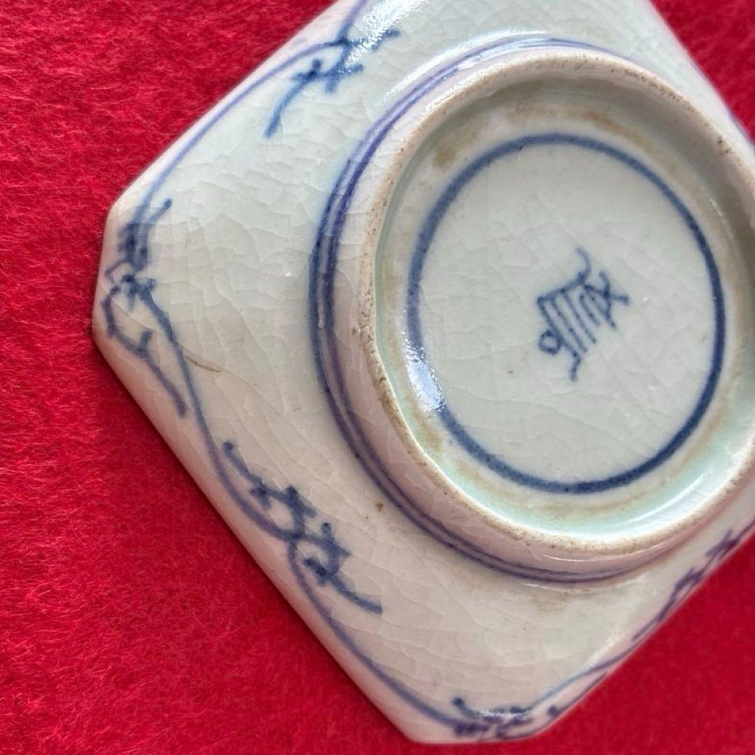 古伊万里　型摺　豆皿　小皿　江戸時代　②