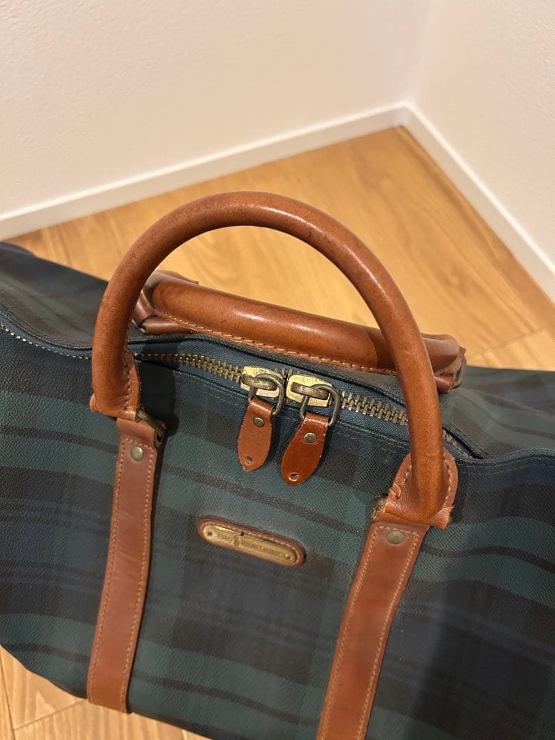 ラルフローレン ボストンバッグ チェック柄