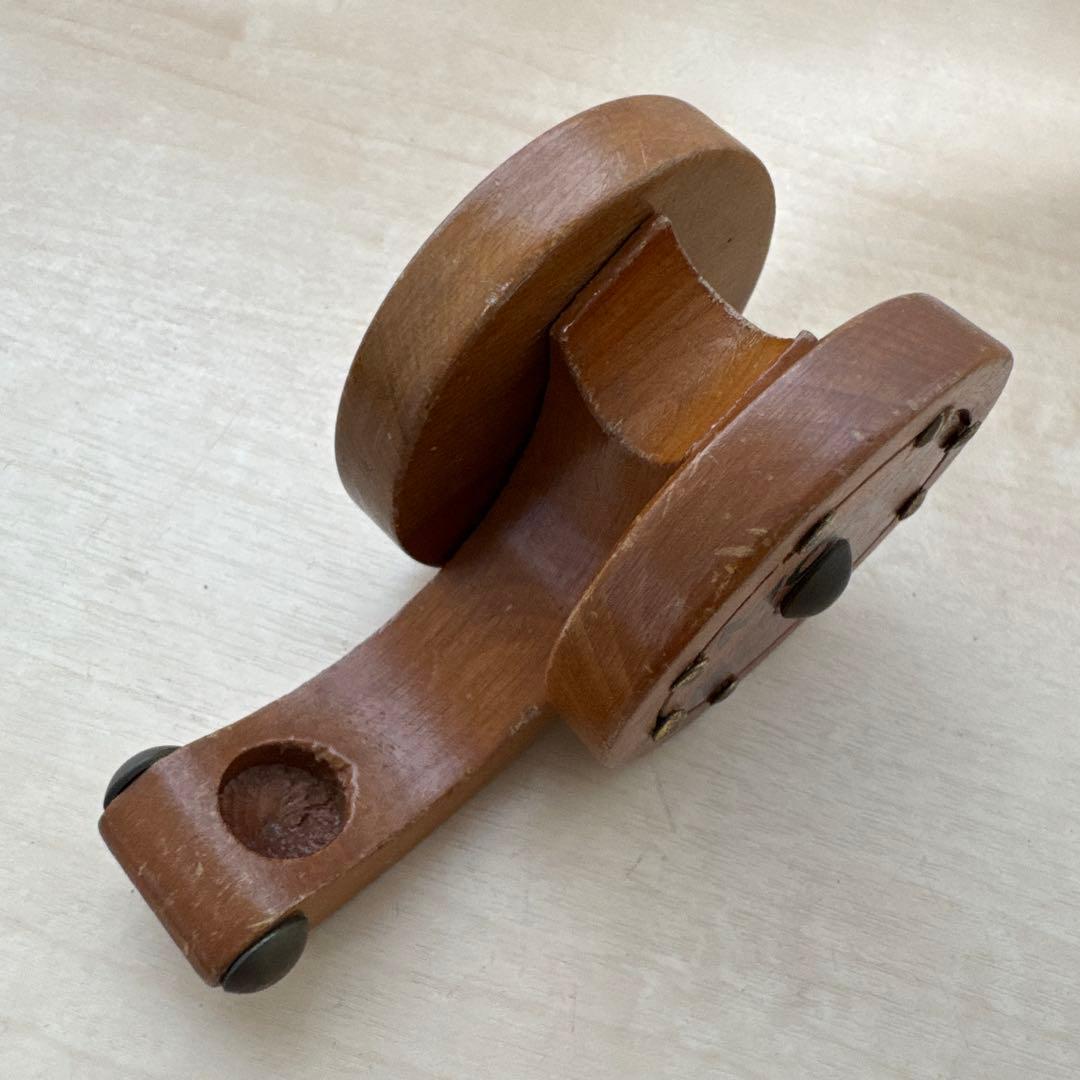 非売品 MONTBLANC モンブラン ペン立て 大砲型 木製 ペンスタンド