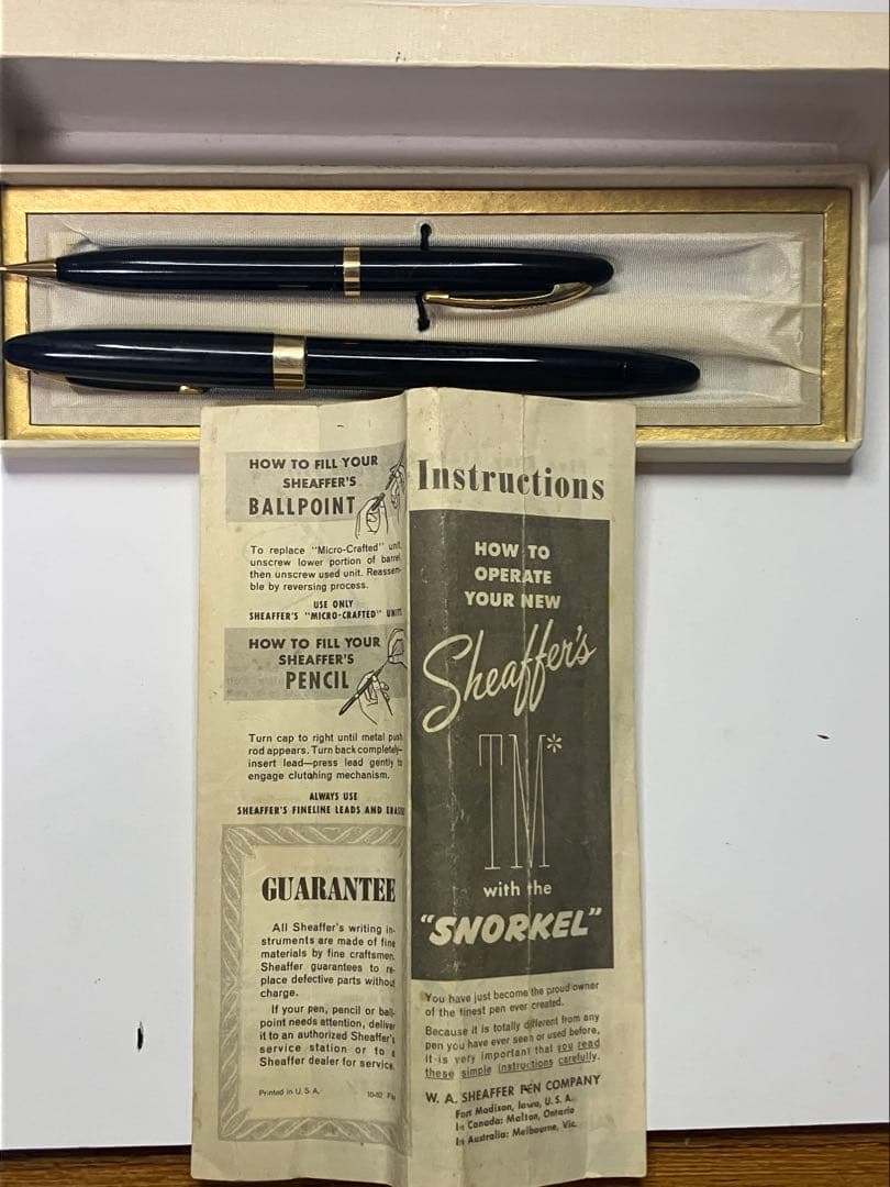 SHEAFFER シェーファー アドミラル　万年筆・ペンシルセット