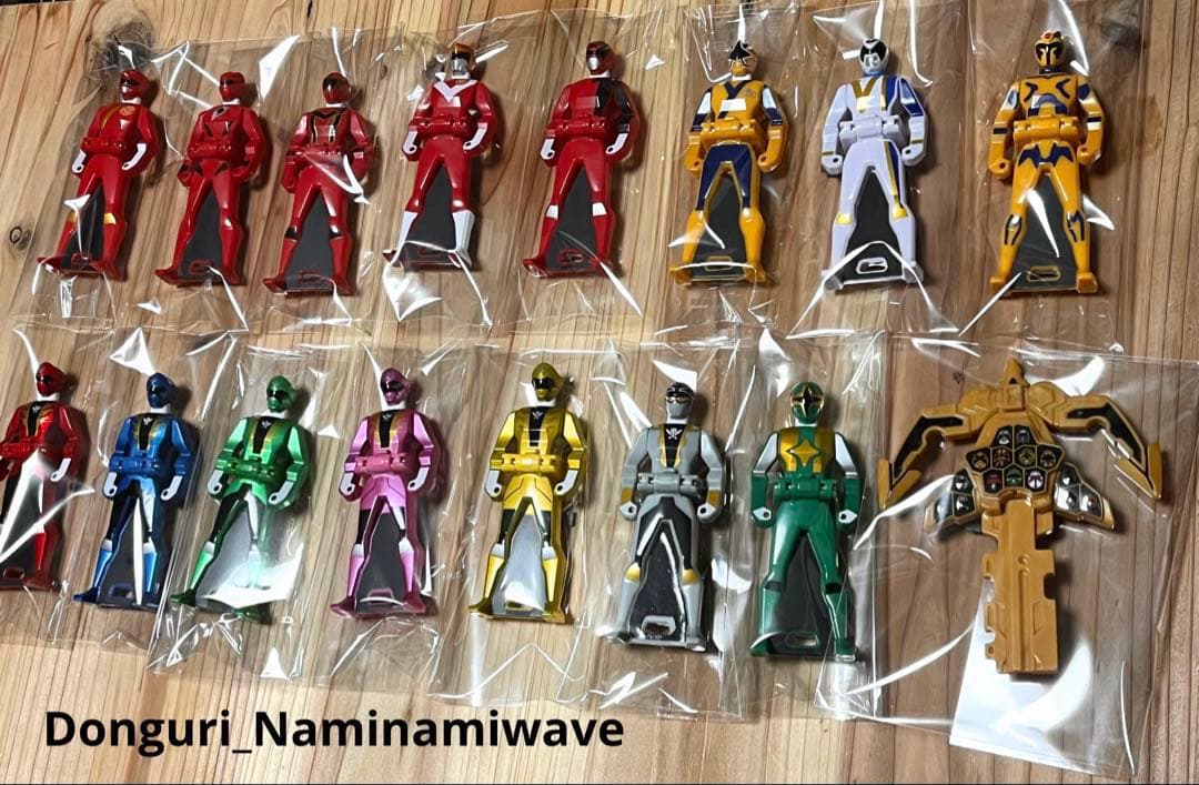 【レア】海賊戦隊ゴーカイジャー 15体&レンジャーキー　美品