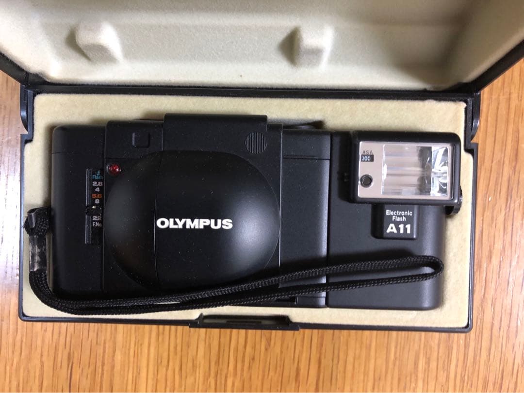 OLYMPUS XA フィルムカメラ + フラッシュA11 ジャンク扱い