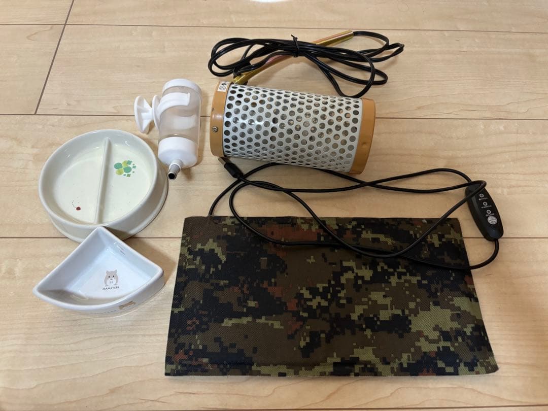 小動物　ハリネズミ　飼育セット　暖房