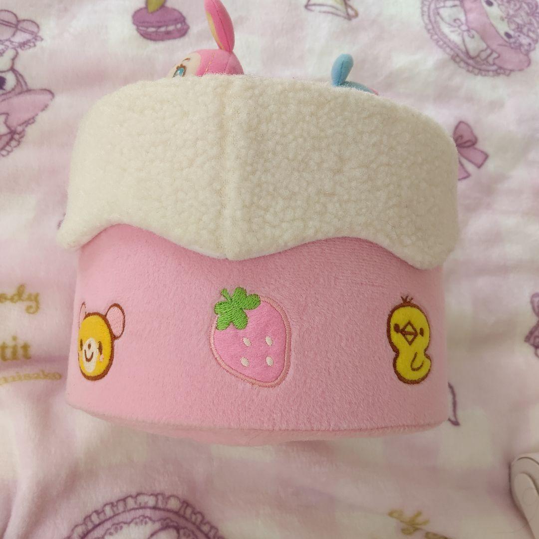 メゾピアノ　新品　あみぐるみセット　みみぽぽ　ベリエ　ケーキボックス付き