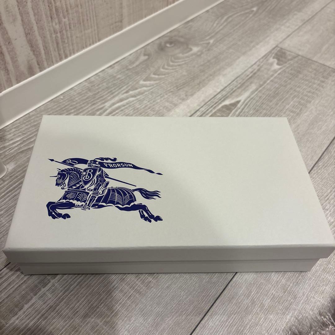 BURBERRY ロゴパッチウールブレンドグローブ Gray Mサイズ