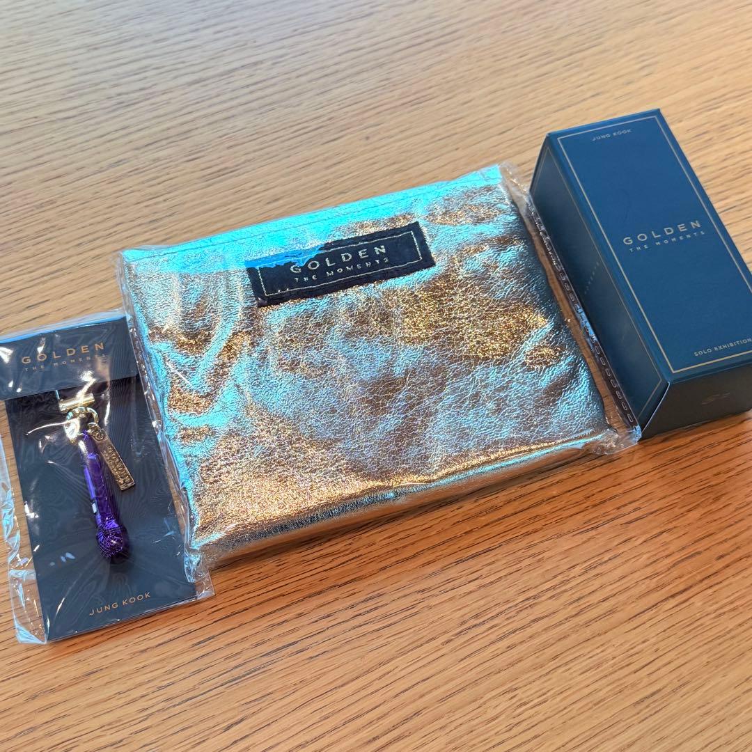 【新品3点セット】ジョングク GOLDEN トートバッグ　キーリング　香水