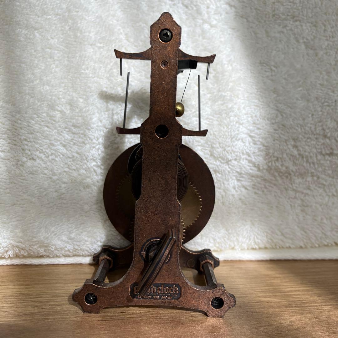 値下げ！　アンティーク型時計風置物　トミー製ギルドクロック　からくり時計