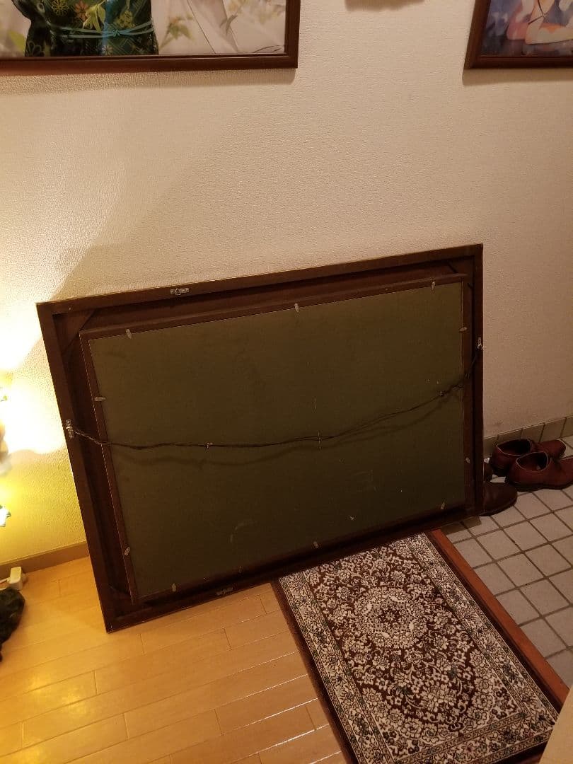 一時値下 額縁 ゴールド フレーム ビンテージ ウォールフレーム 木製 大型