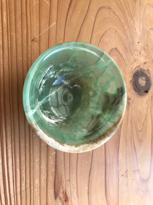 砡 玉杯 玉盃 酒器 ぐい呑  翡翠? 盃 石杯 石盃