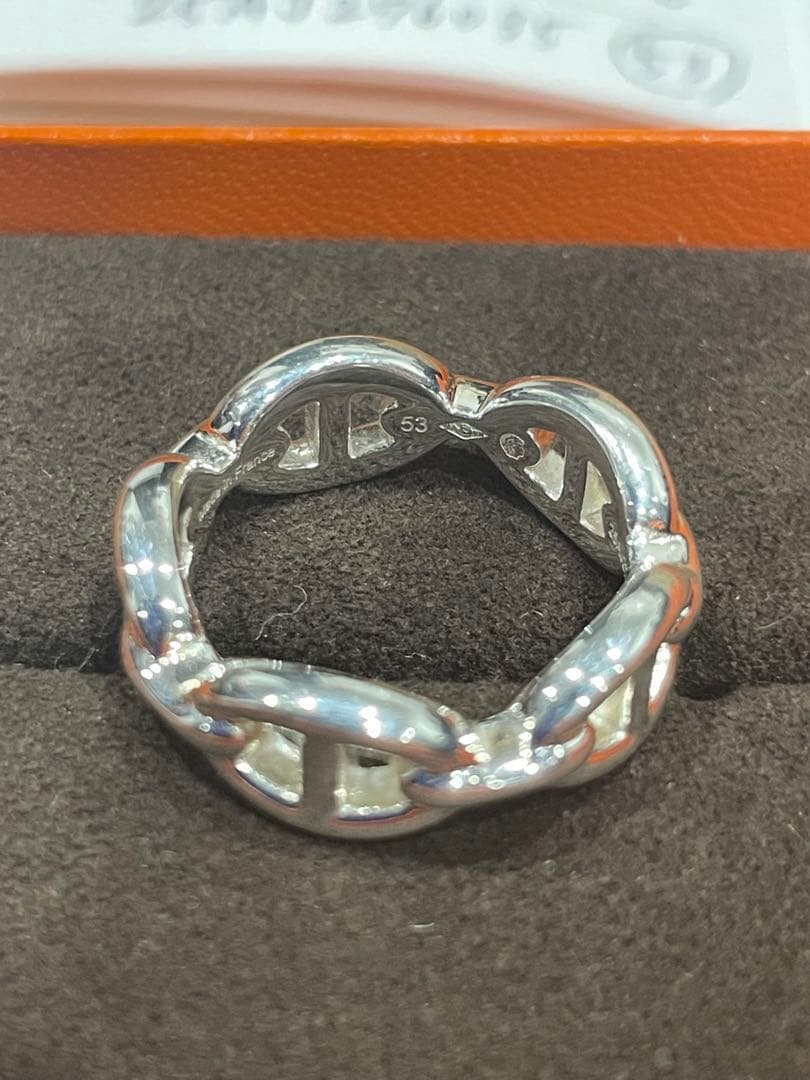 エルメス リング シェーヌダンクル アンシェネPM53 HERMES