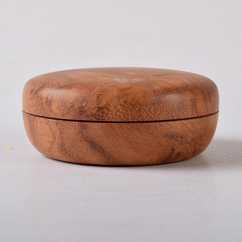 茶道具　大蔵卿四十九代目　樵古庵　木彫　香合　共箱　V　7880