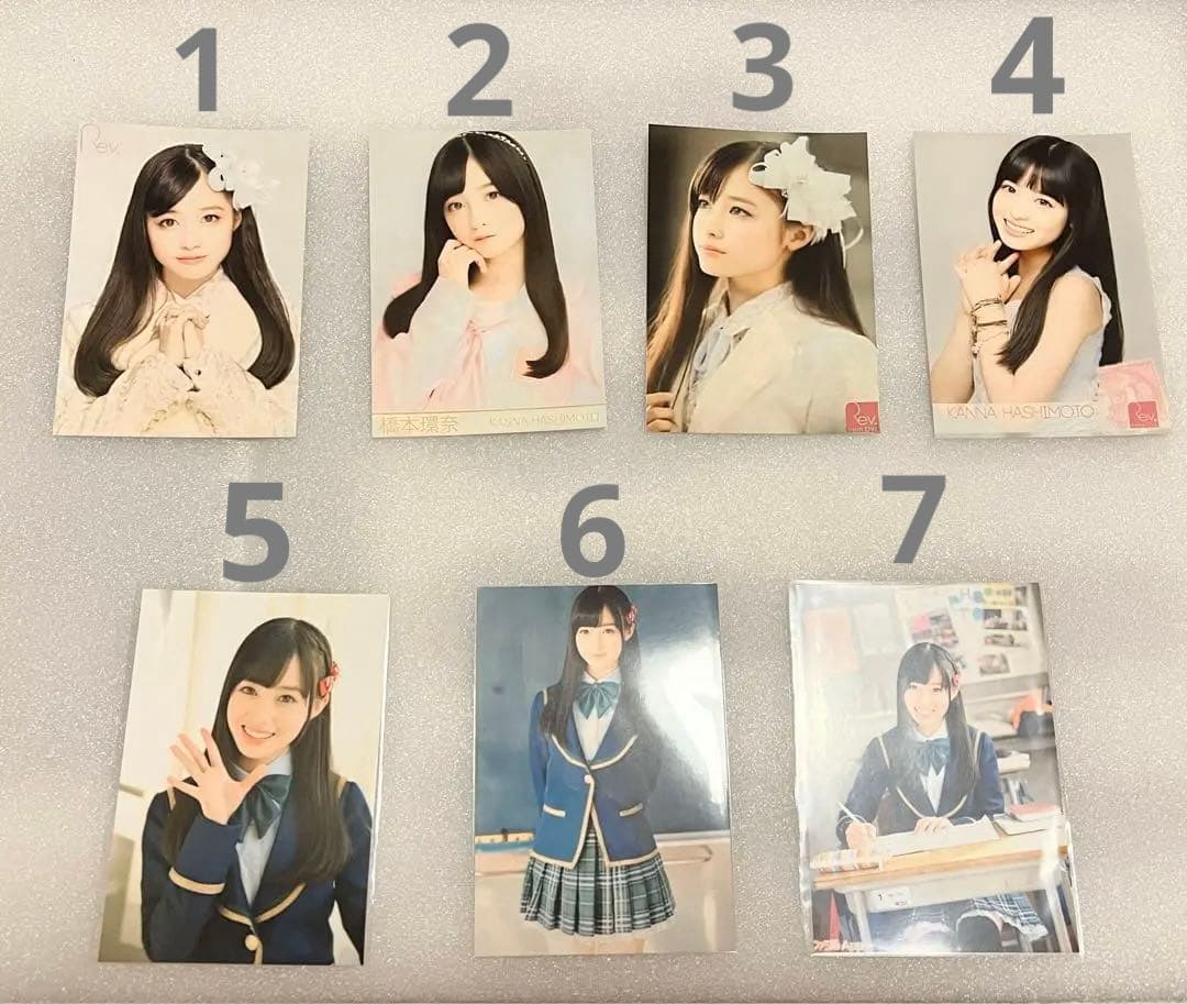 橋本環奈　アイドル　サイン　Rev from D V L