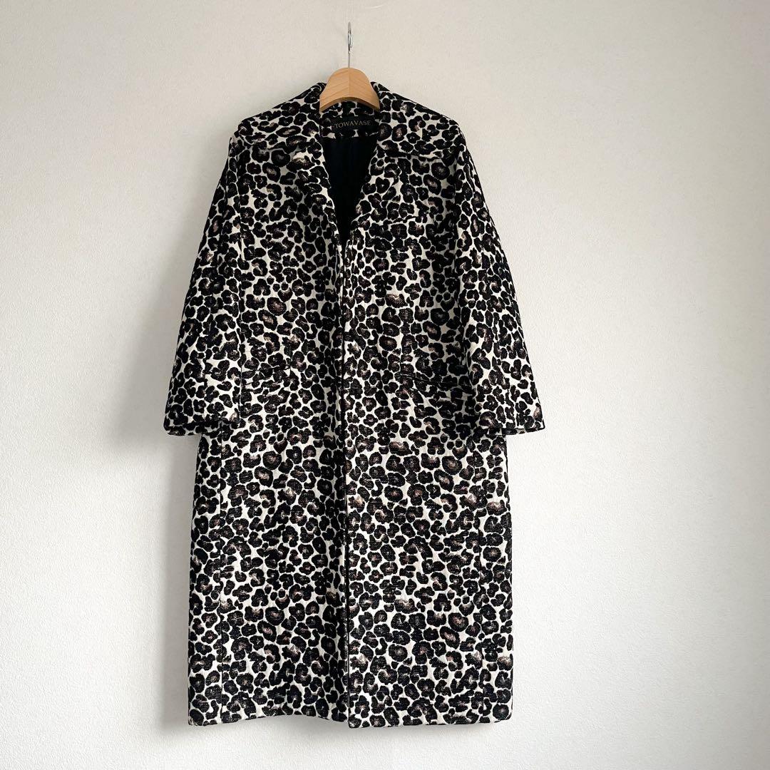 TOWAVASE jacquard robe coat コート