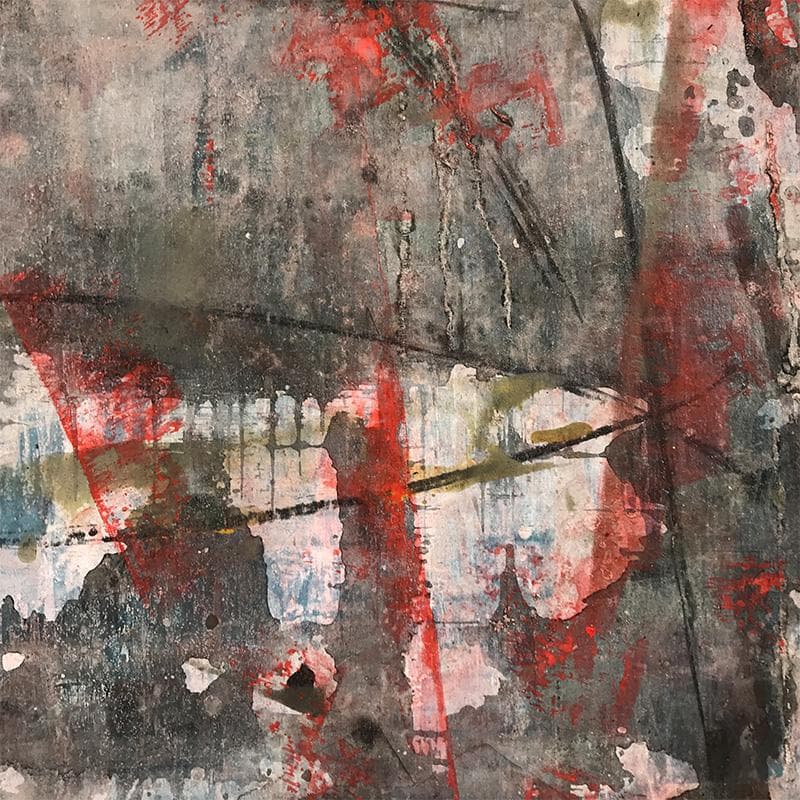 遊 21-a  （アクリル絵具 肉筆画/サイン有り）