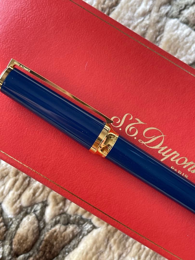 S.T.Dupont デュポン　万年筆　ボルドーカラー　Ｋ18 750