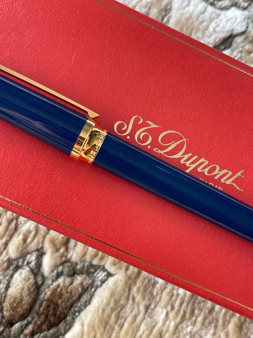 S.T.Dupont デュポン　万年筆　ボルドーカラー　Ｋ18 750