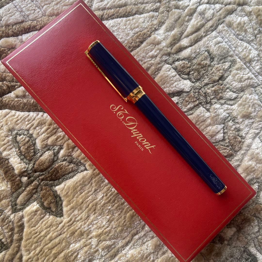 S.T.Dupont デュポン　万年筆　ボルドーカラー　Ｋ18 750