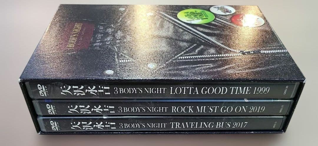 矢沢永吉/3 BODY'S NIGHT DVD BOX〈3枚組〉