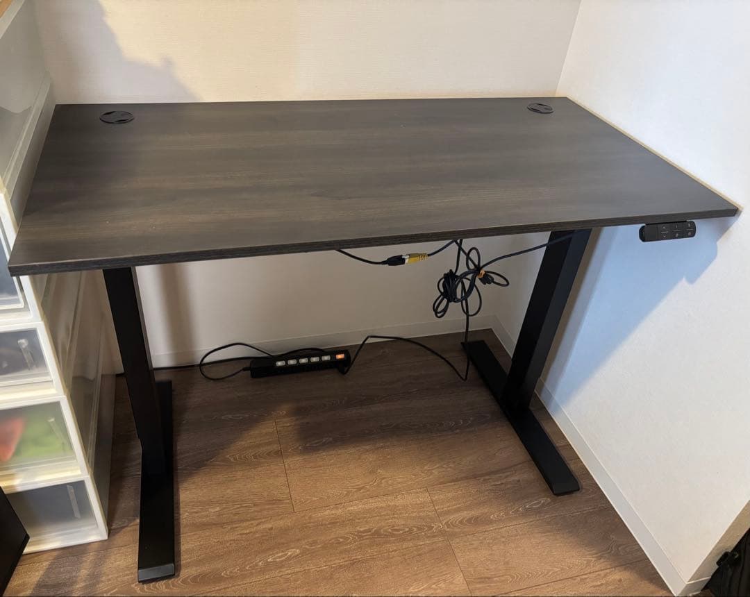 ★週末限定価格★美品 メモリー機能付 電動昇降デスク・昇降テーブル 幅120cm