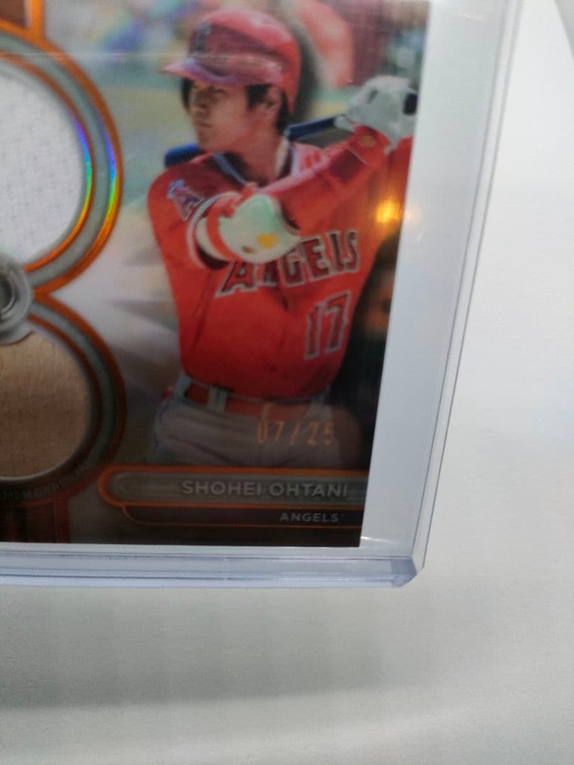 【ぴっくらぽん25シリ】大谷翔平/トラウト試合着用ユニ&バット 2024