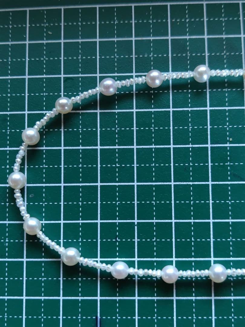 アコヤ真珠ベビーパール、あこや真珠砂ケシパールのネックレス