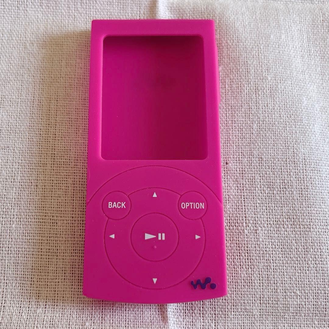 SONY ウォークマン ピンクNW-S644 WALKMAN シリコンケース付き