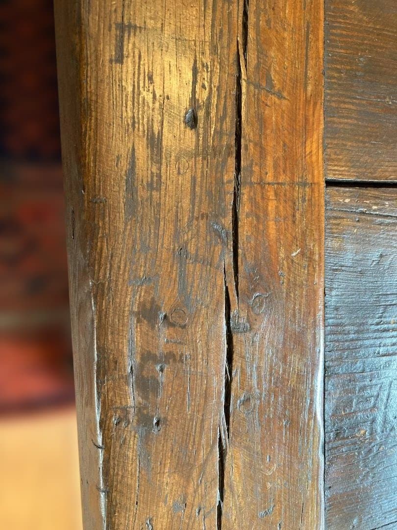 無垢材座卓 ダークブラウン 約160.5cm x 81cm x 38.5cm