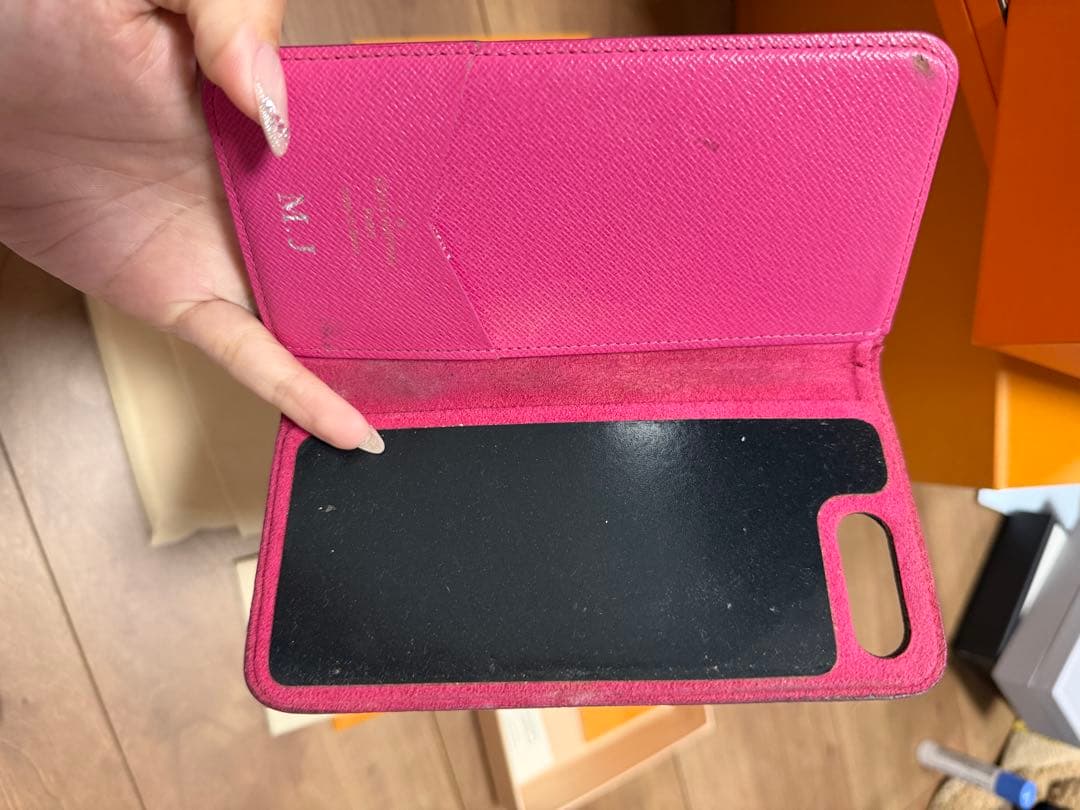 LOUIS VUITTON モノグラム レザーケース