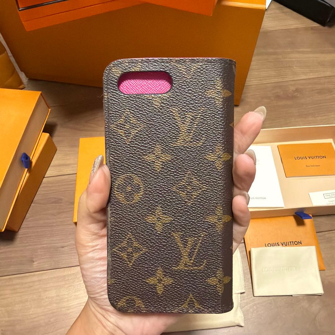 LOUIS VUITTON モノグラム レザーケース