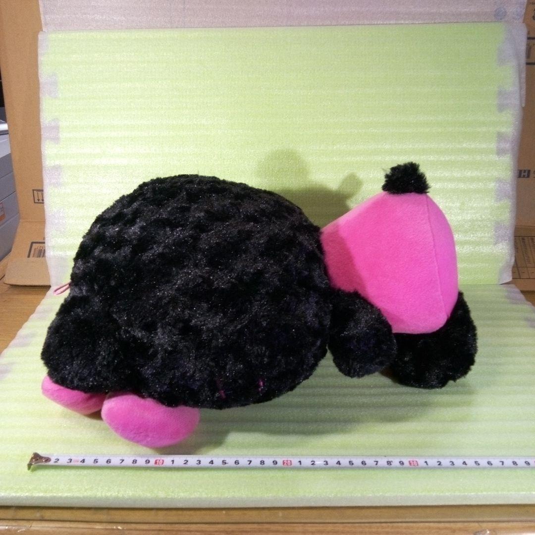 ハローキティ　ぬいぐるみ　EIKOH　エイコー　黒　ブラック　ピンク　レア