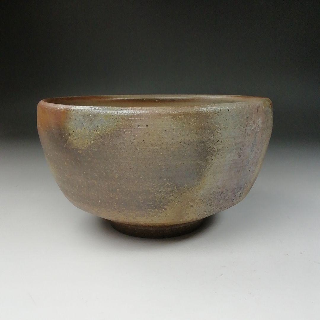 Ｔ６６０　茶碗　『備前焼』『泰山窯 造』　共箱　抹茶碗　茶道具