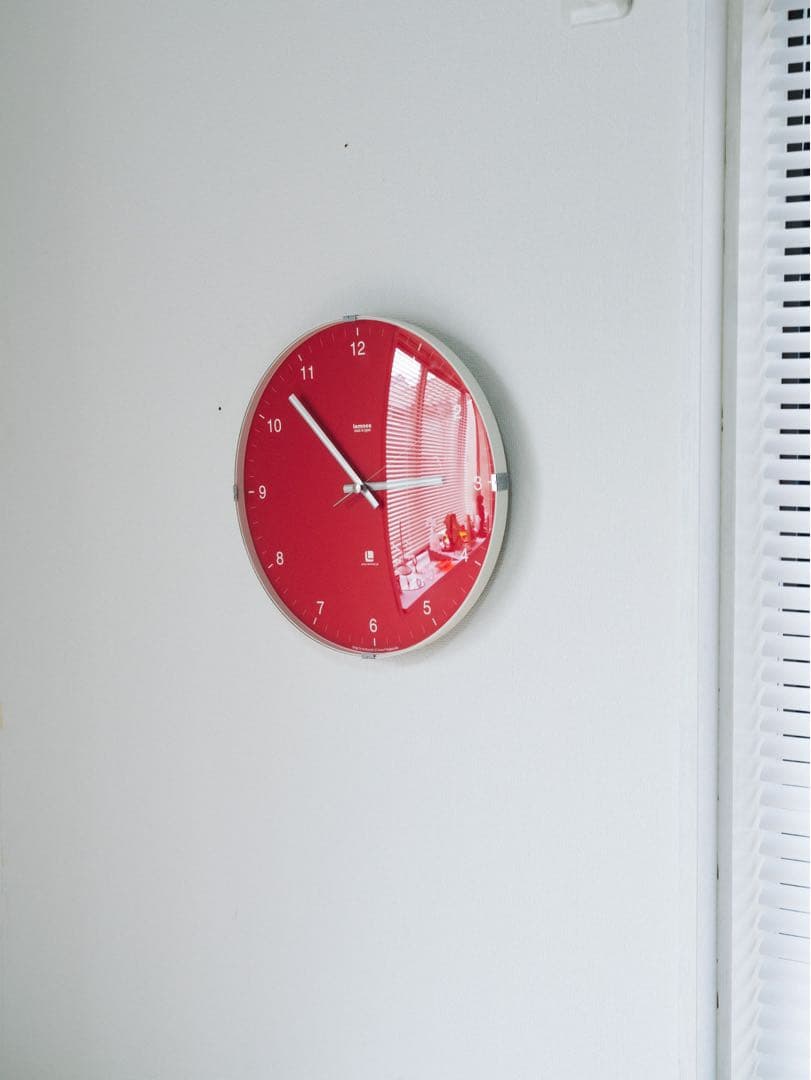 Lemnos \"North clock\" モダン 掛時計 ポップ ミニマム