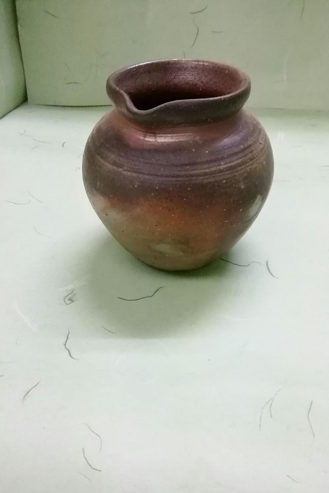 花瓶 備前焼 　伊勢崎卓