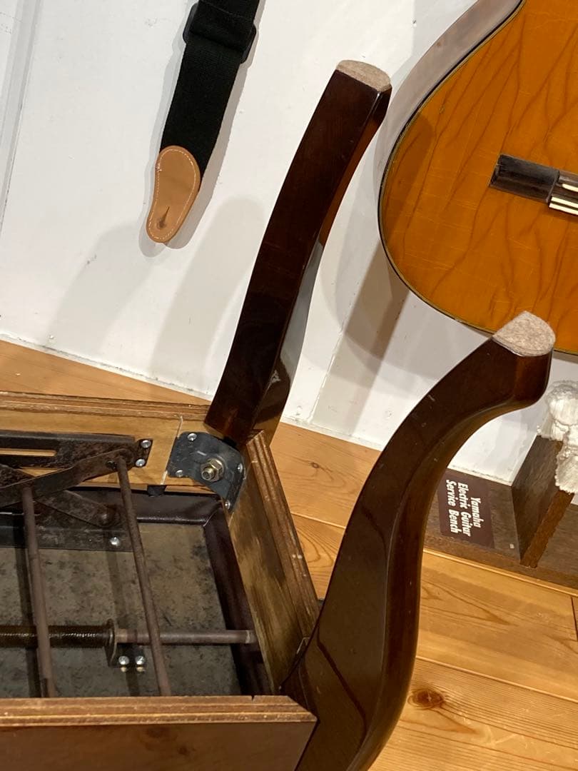 猫脚 ピアノ椅子 ピアノチェア 高さ調整 猫足 アンティーク調 ビンテージ風 ギ